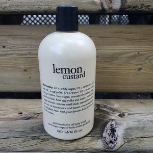 NEW Philosophy Lemon Custard Olive Oil Body Bcrub